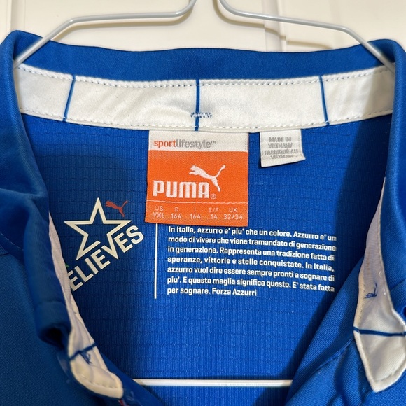 PUMA Italy National Football Team 2014 Home Jersey - Picture 5 of 8